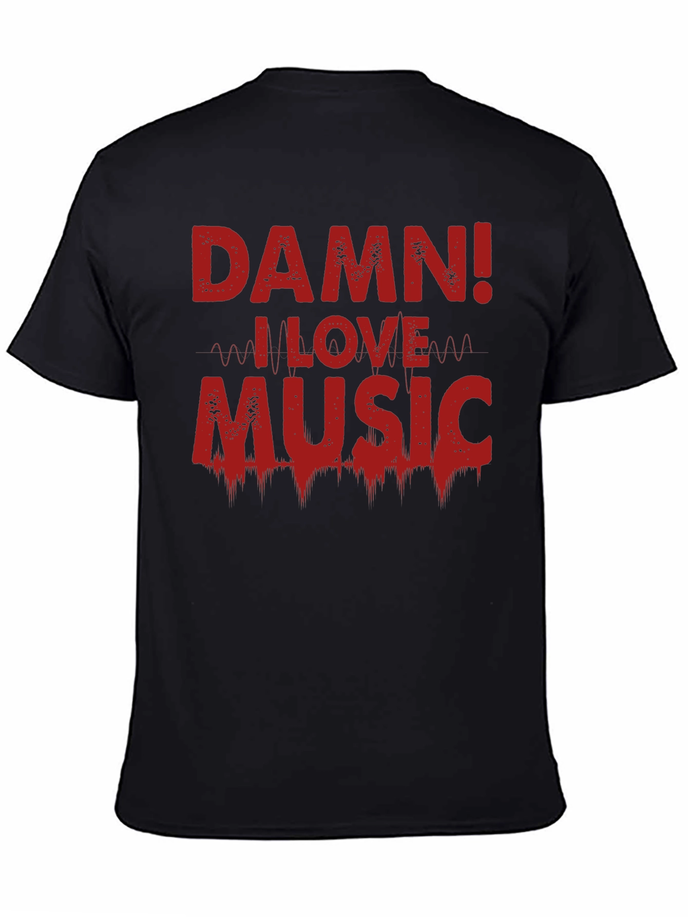 Damn! I Love Music Graphic Tee