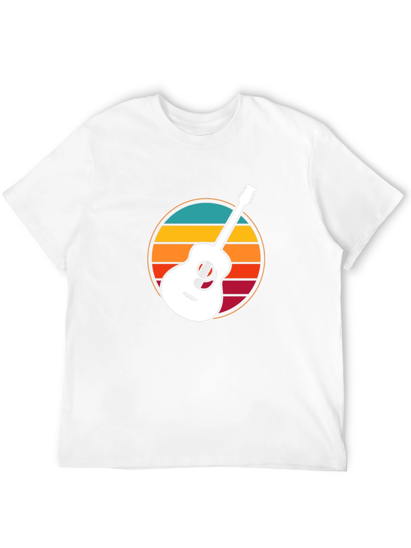 Retro Guitar Graphic T-Shirt