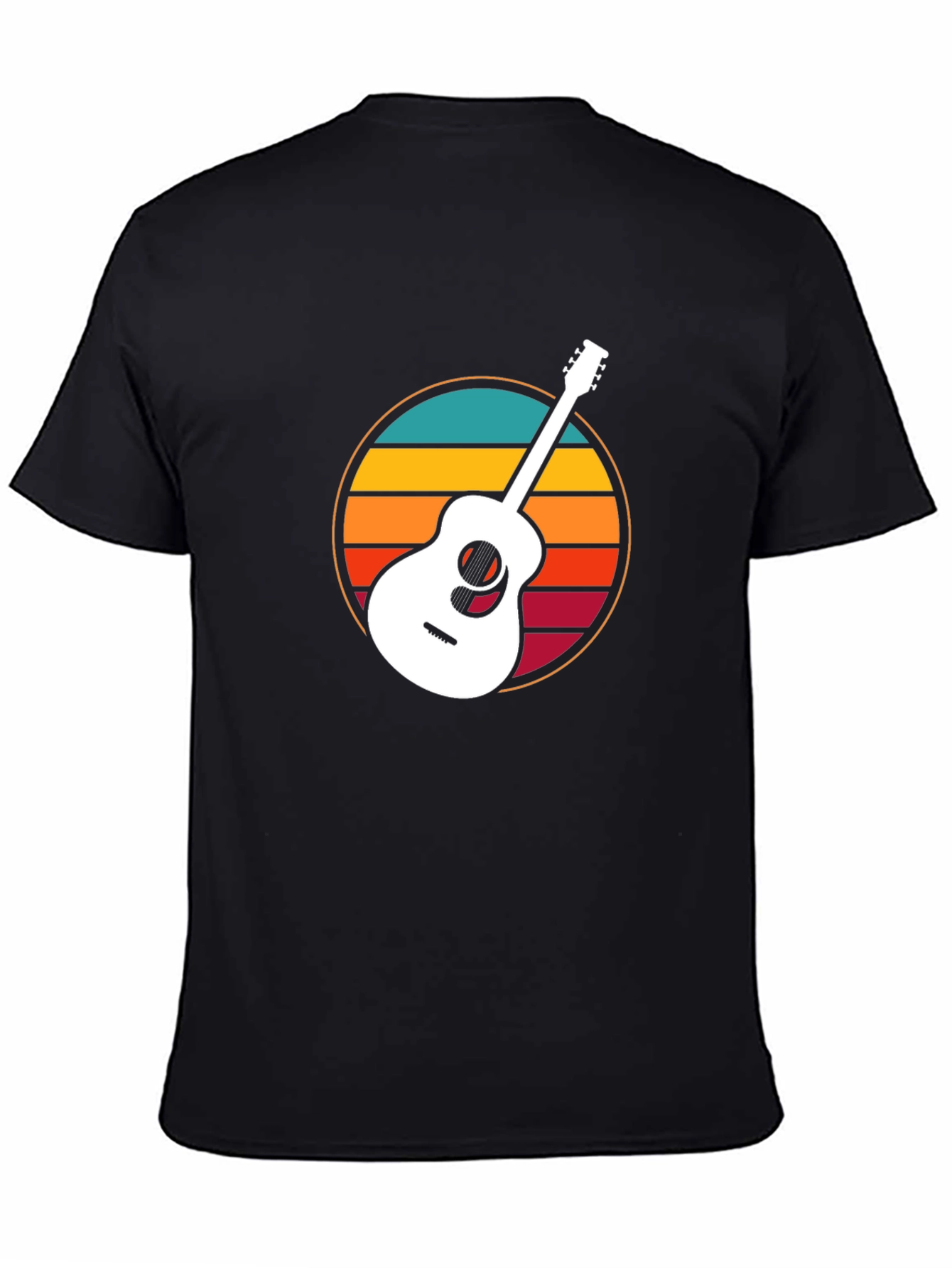 Retro Guitar Graphic T-Shirt