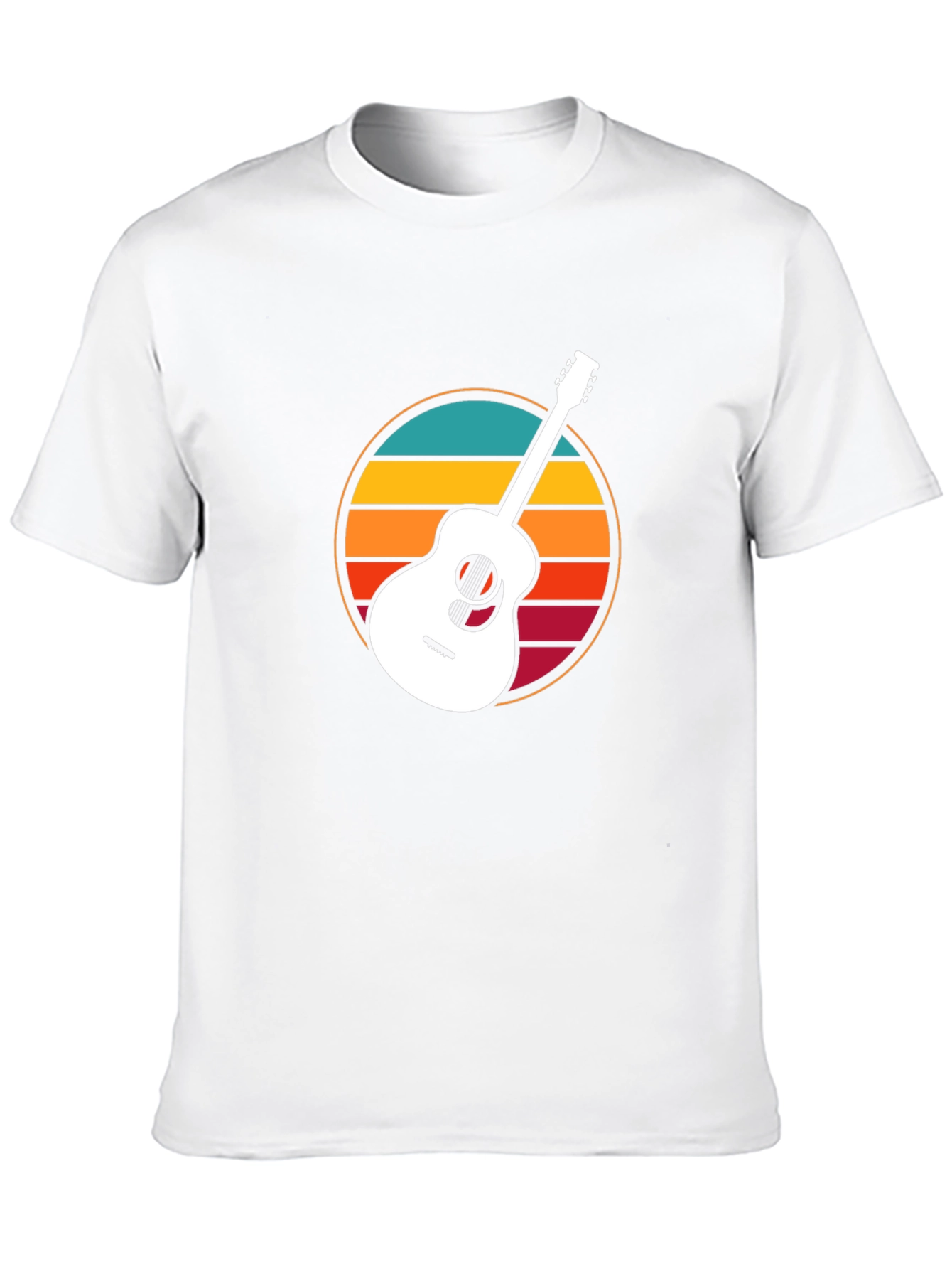 Retro Guitar Graphic T-Shirt