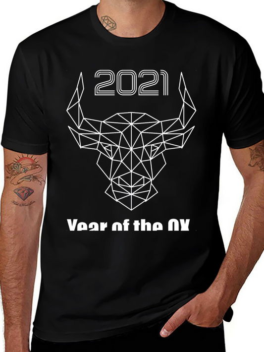 2021 Year of the Ox Geometric T-Shirt