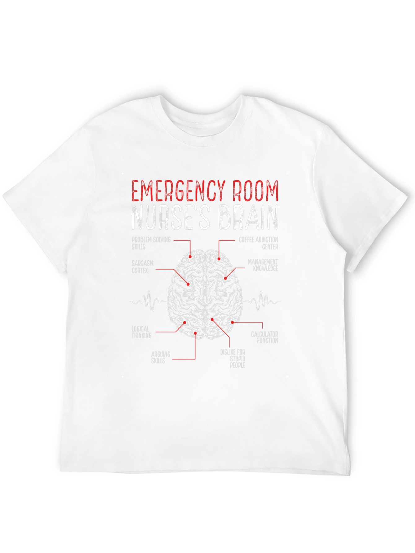 Emergency Room Nurse Brain T-Shirt
