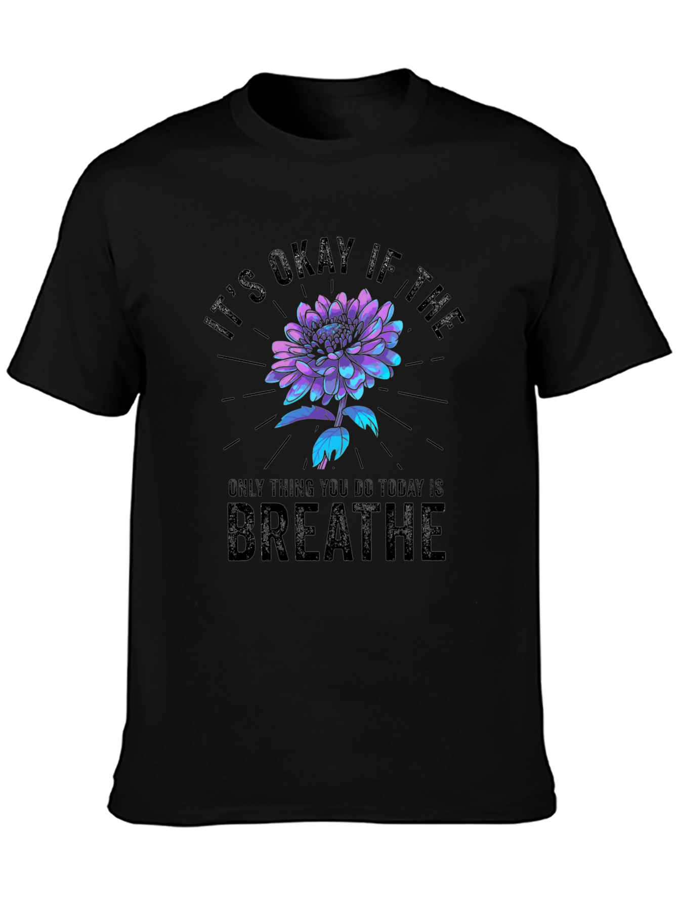 Breathe T-Shirt - Floral Graphic Tee