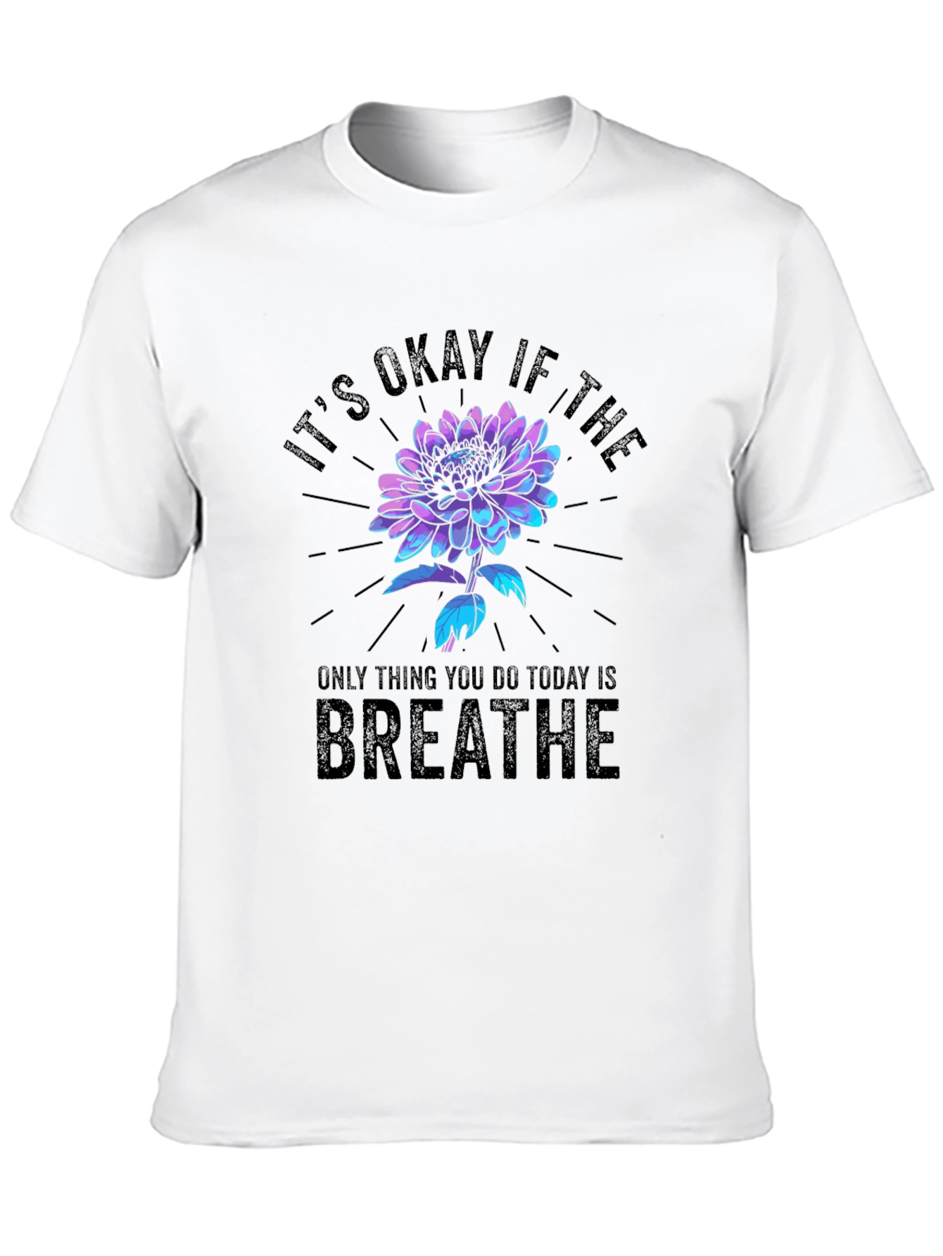 Breathe T-Shirt - Floral Graphic Tee