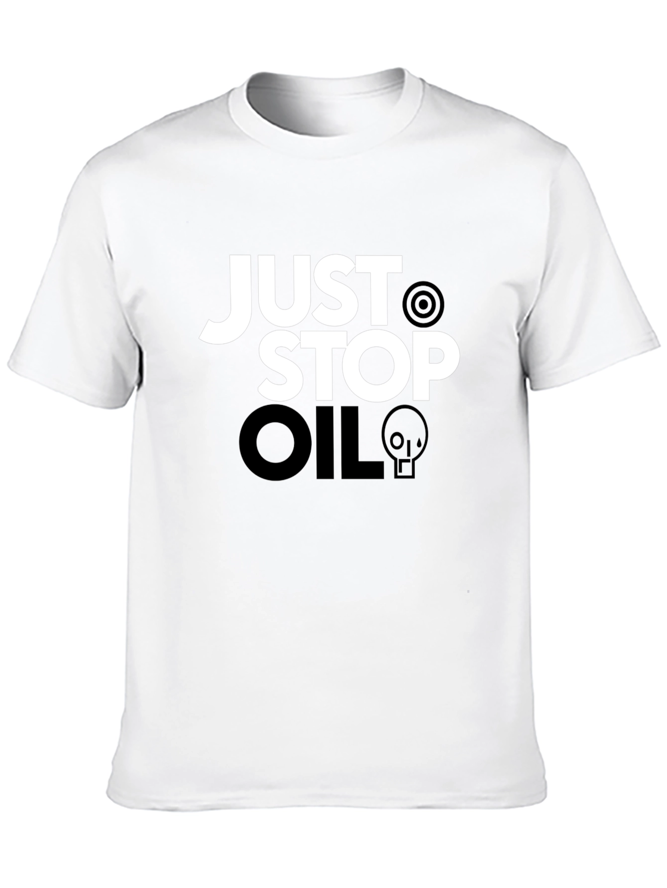 Just Stop Oil Graphic Tee - Black