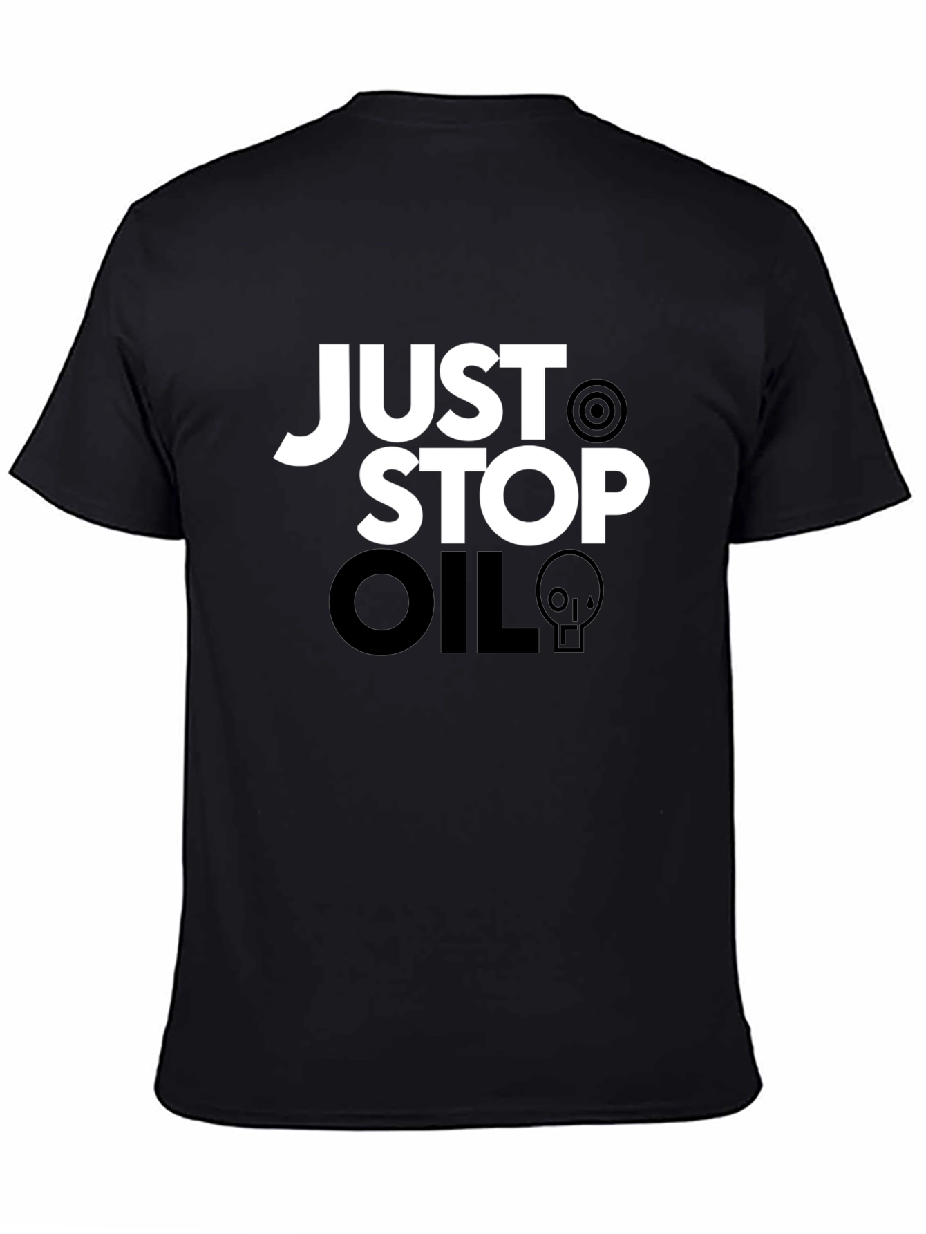 Just Stop Oil Graphic Tee - Black