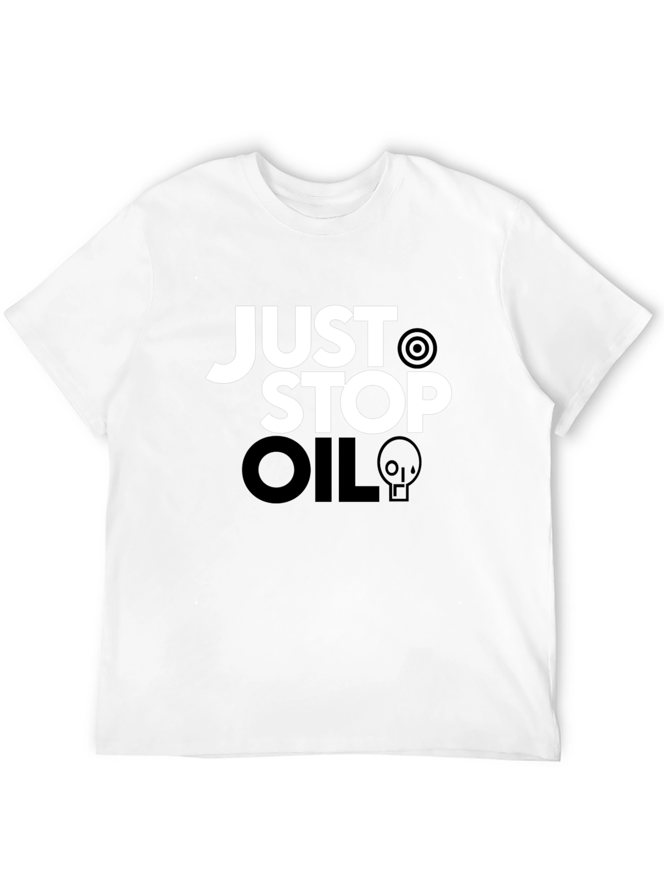 Just Stop Oil Graphic Tee - Black