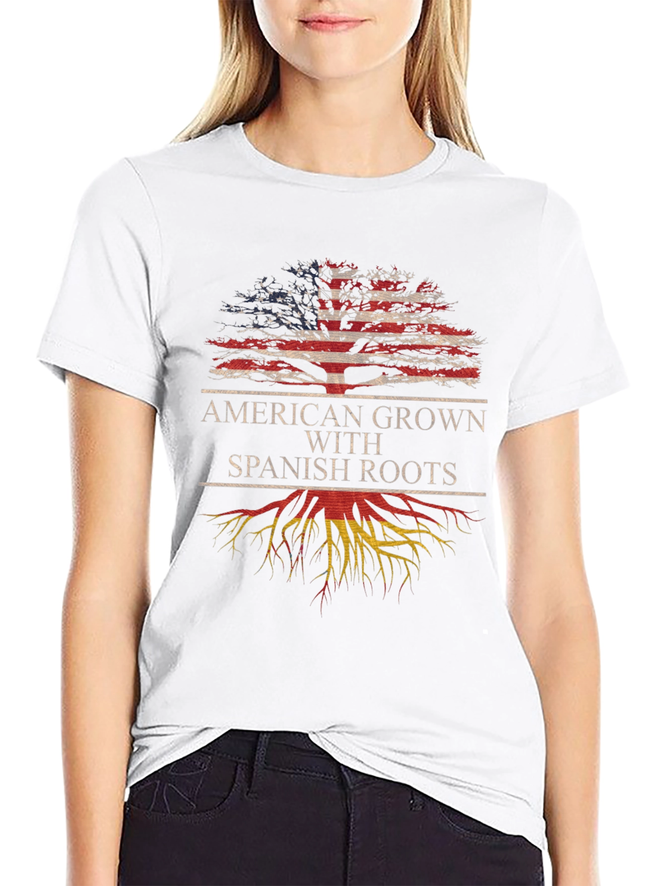 American Grown with Spanish Roots T-Shirt