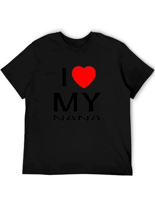 I Heart My Nana T-Shirt Black