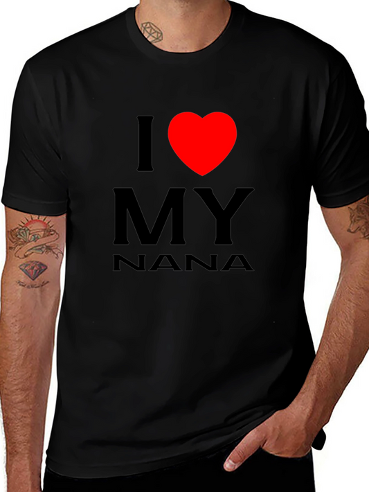 I Heart My Nana T-Shirt Black