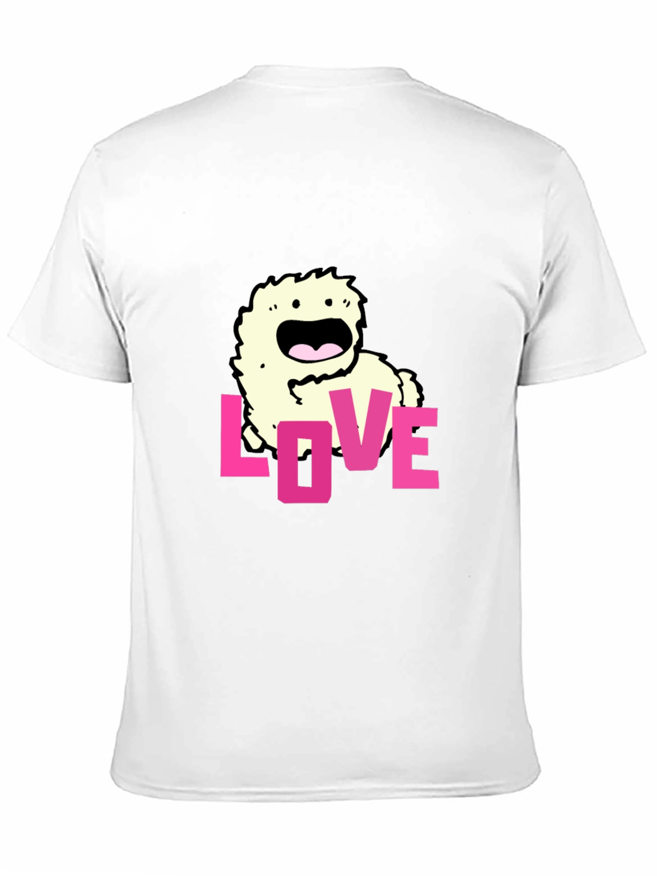 Love Monster Graphic Black T-Shirt