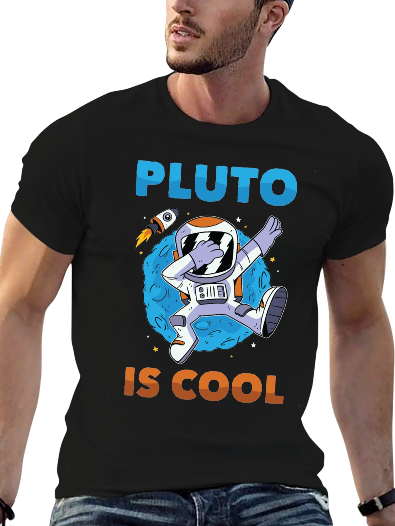 Pluto Is Cool T-Shirt - Astronaut Dabbing