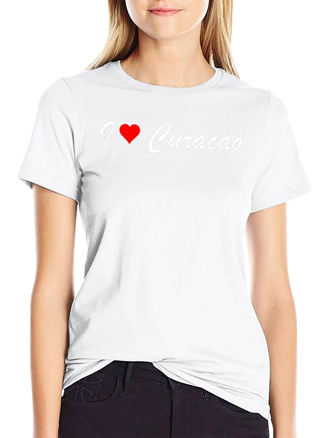 I Love Curacao Graphic T-Shirt - Island Souvenir Tee