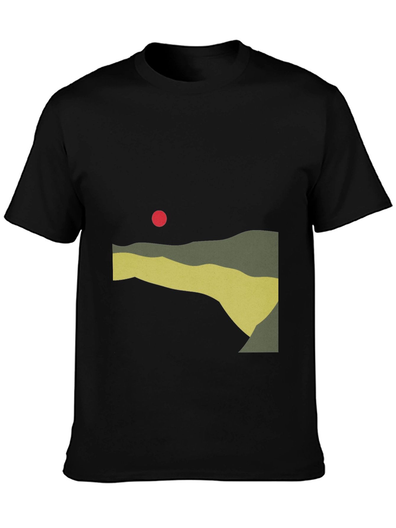 Abstract Landscape Graphic T-Shirt