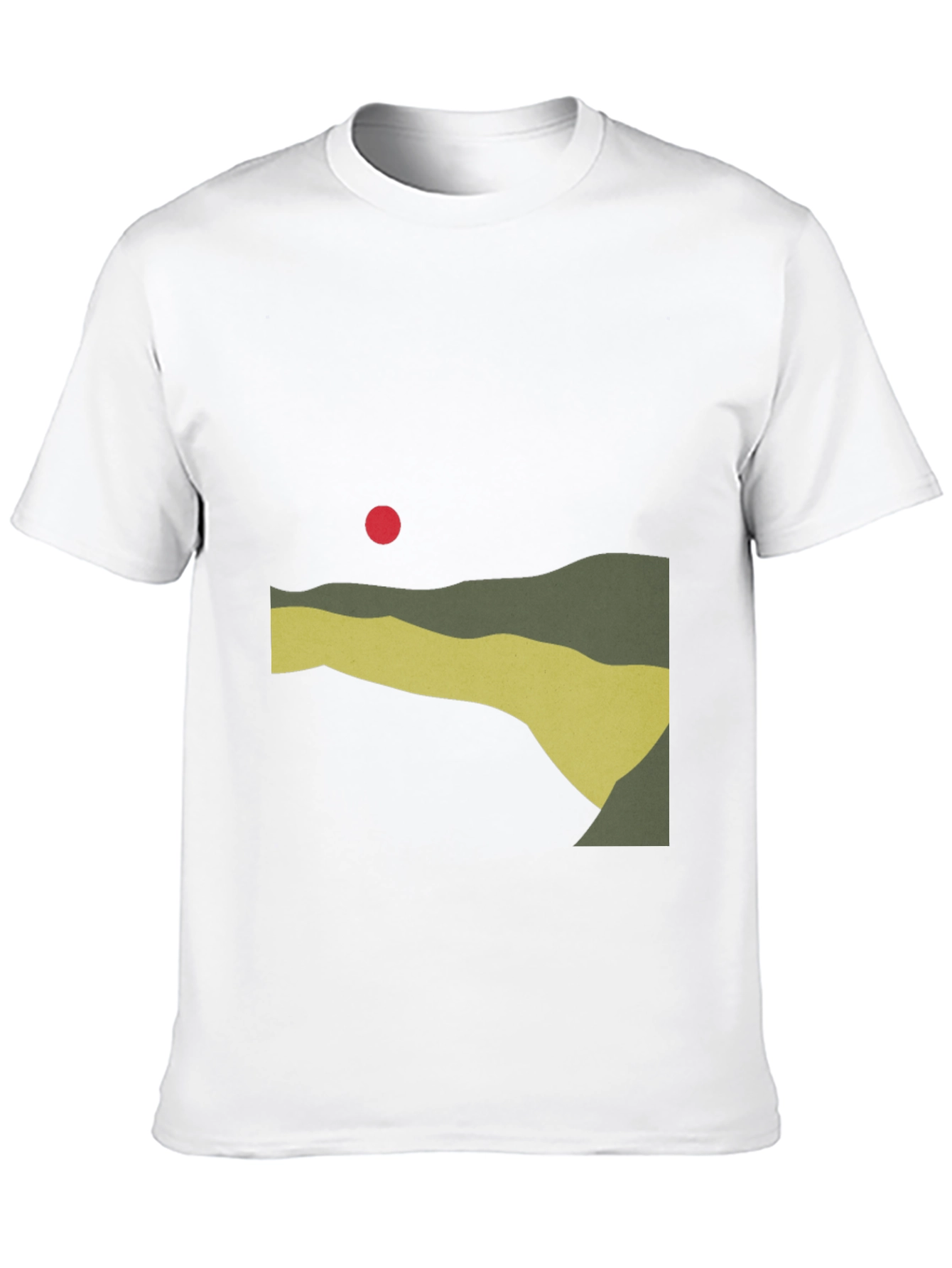 Abstract Landscape Graphic T-Shirt