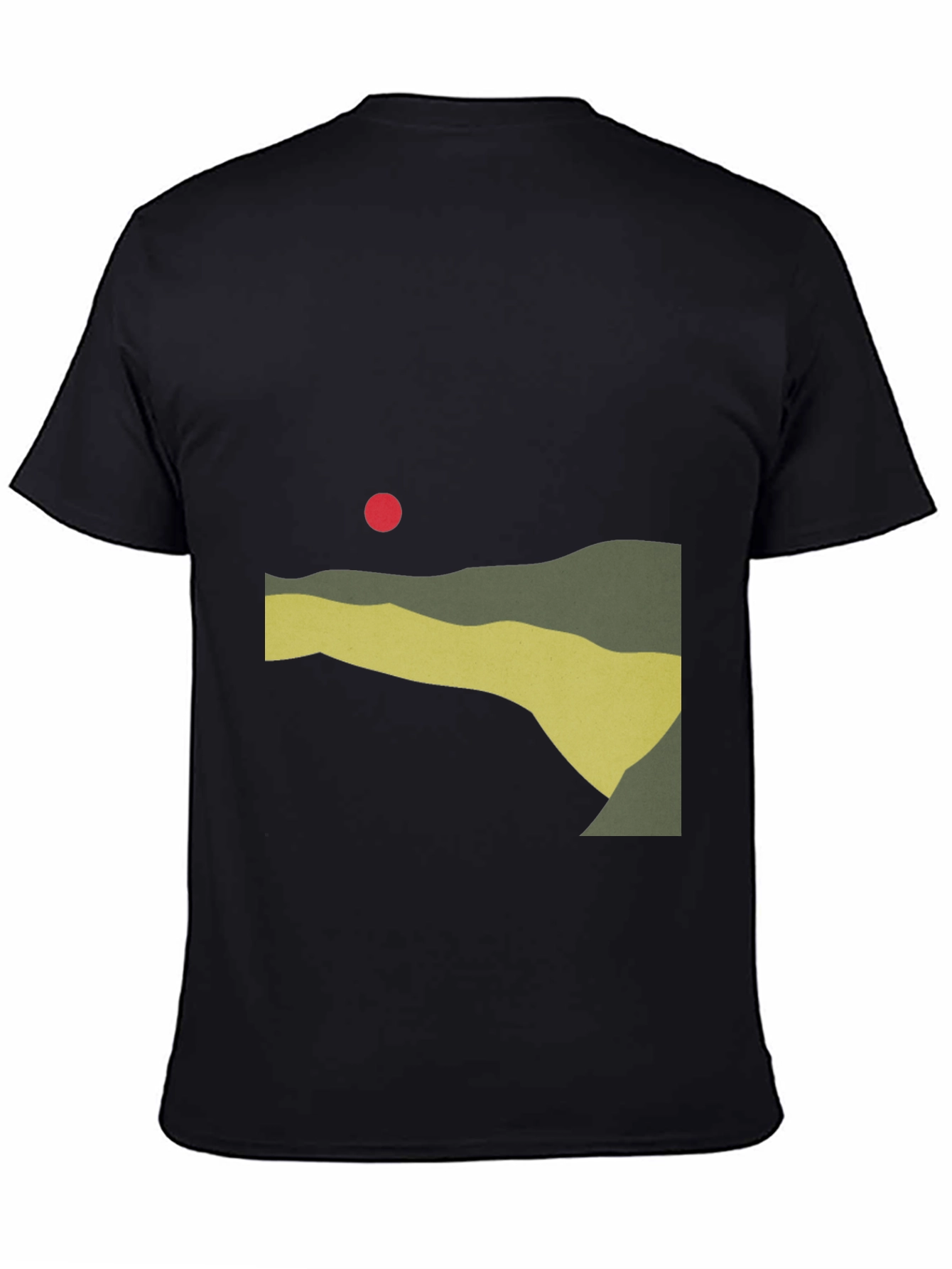 Abstract Landscape Graphic T-Shirt