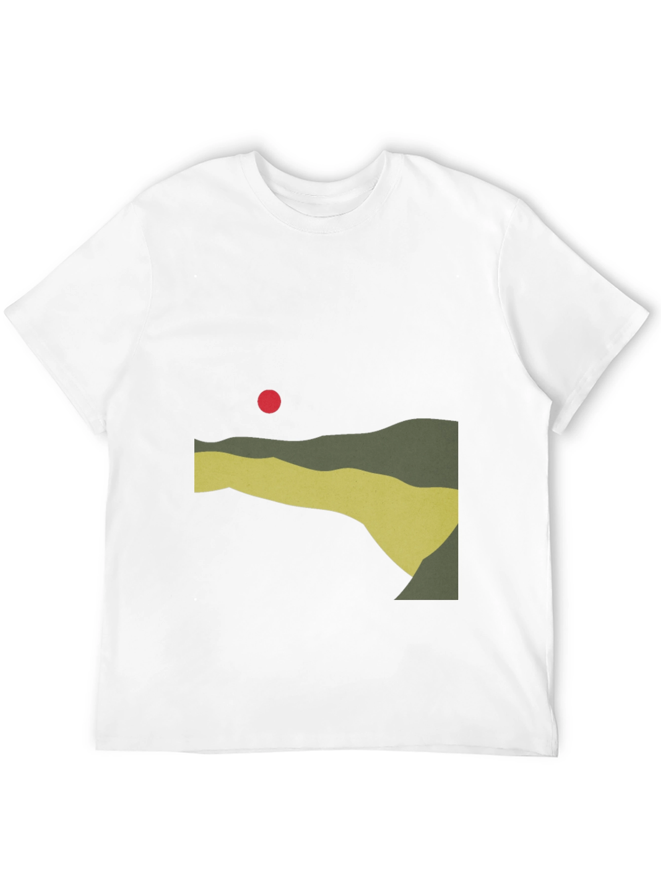 Abstract Landscape Graphic T-Shirt