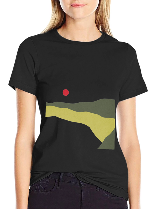 Abstract Landscape Graphic T-Shirt