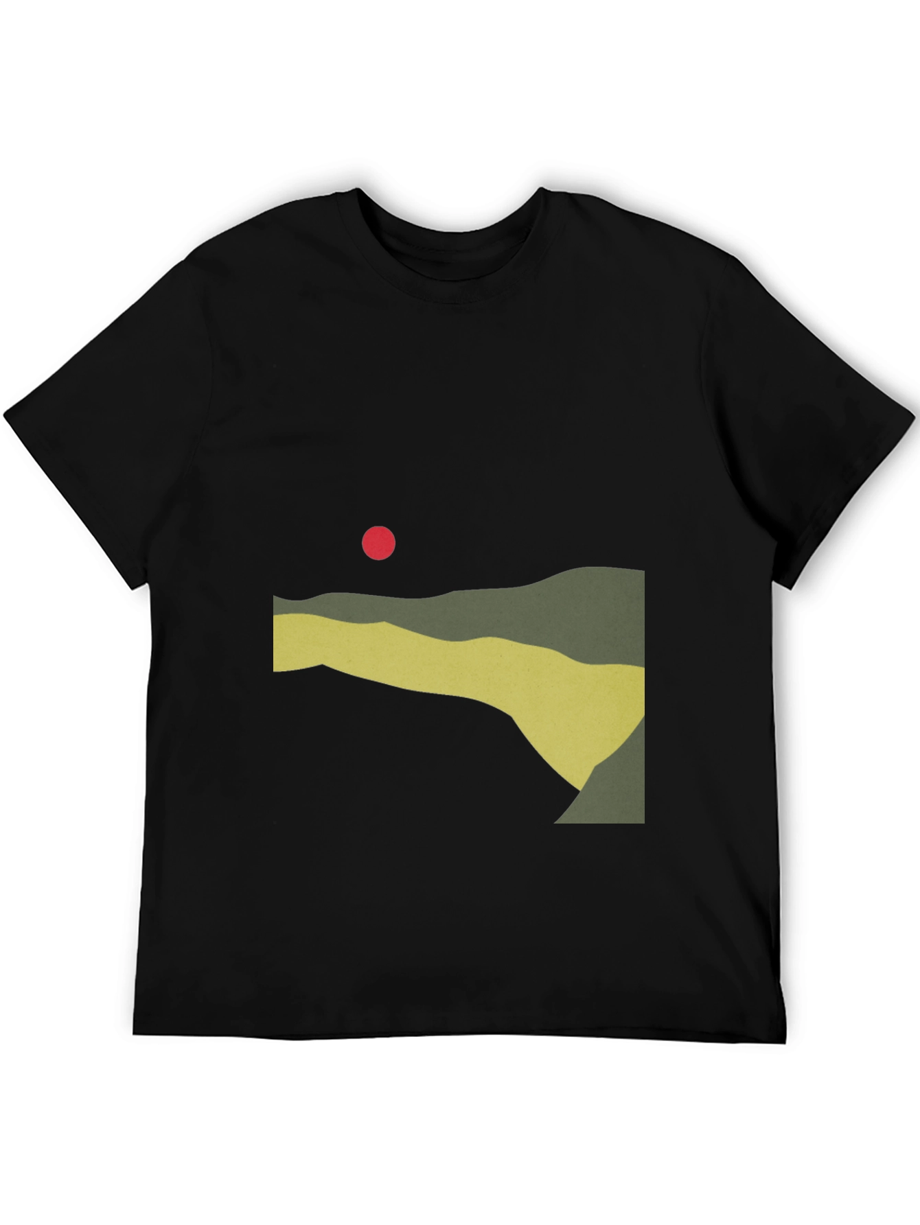 Abstract Landscape Graphic T-Shirt