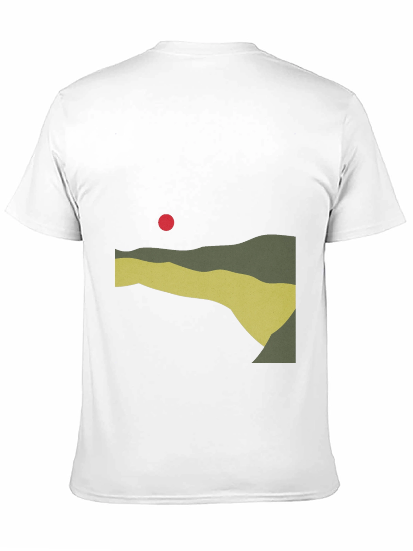 Abstract Landscape Graphic T-Shirt