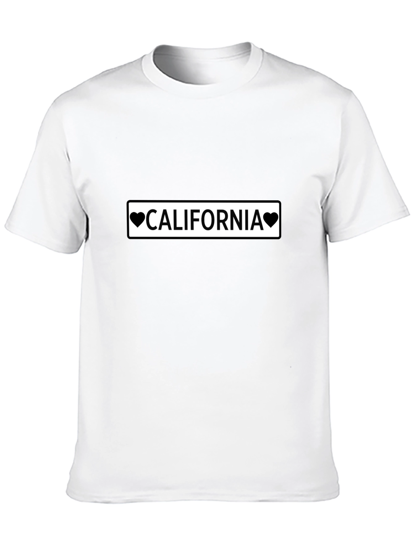 California Love Graphic Tee - Black Cotton Shirt