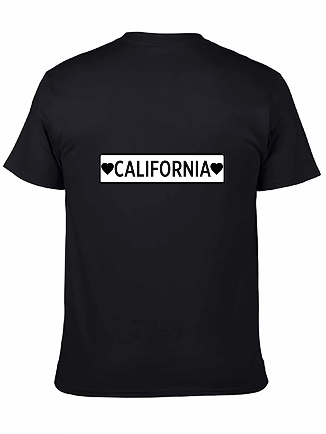 California Love Graphic Tee - Black Cotton Shirt