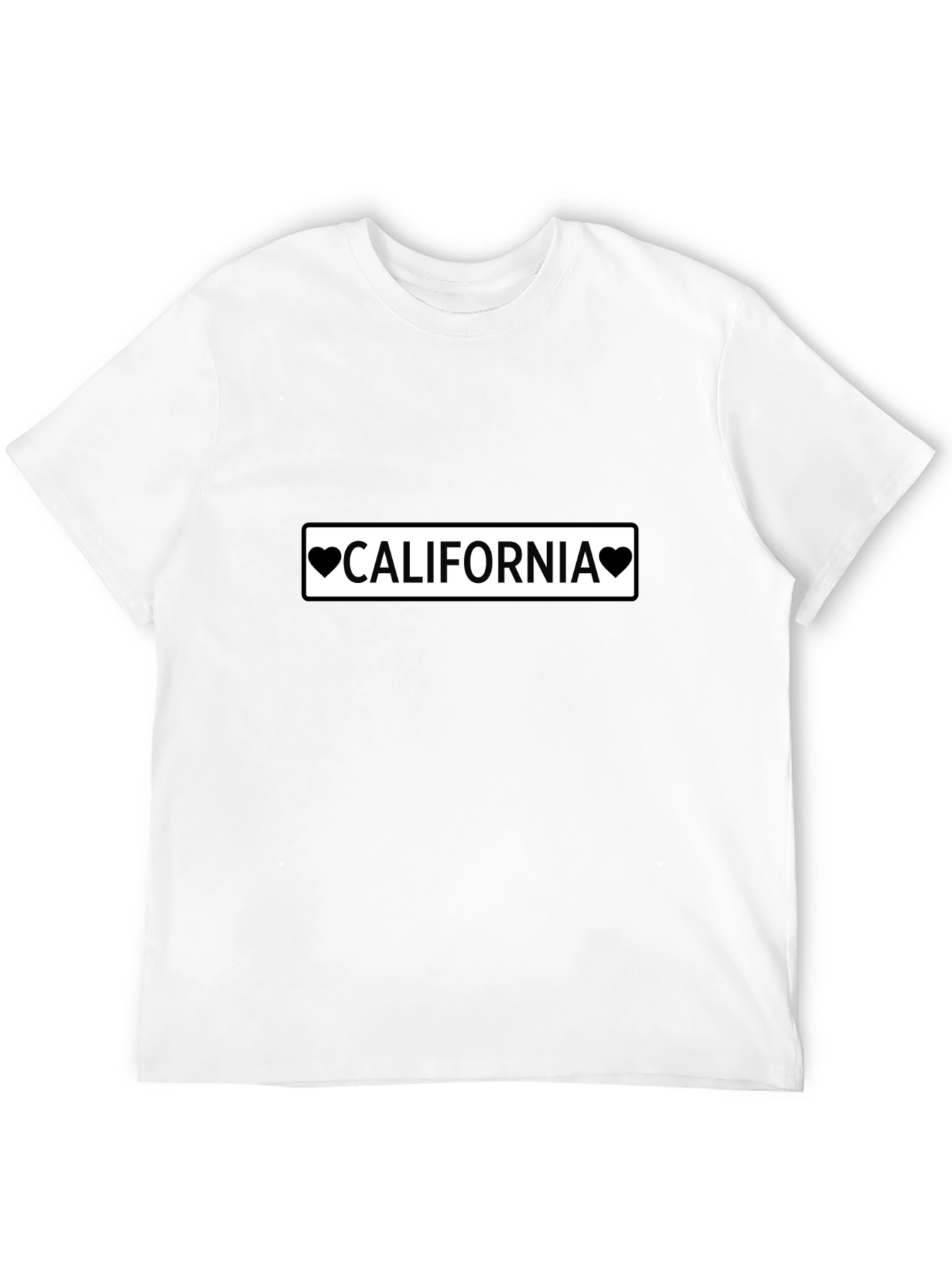 California Love Graphic Tee - Black Cotton Shirt