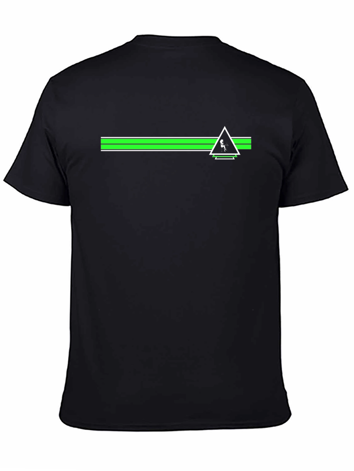Geometric Line Graphic Tee - Casual Cool T-Shirt