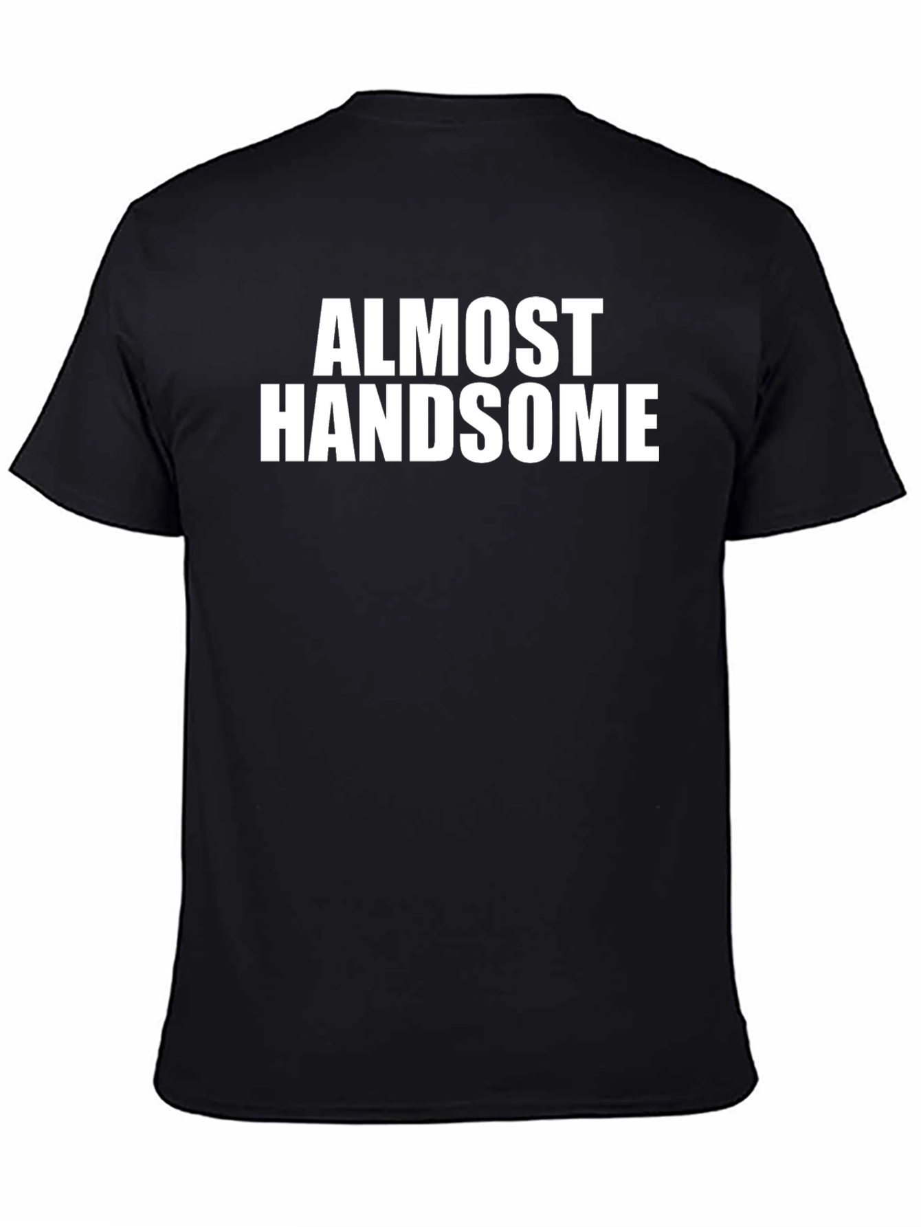 Almost Handsome Graphic Tee - Black