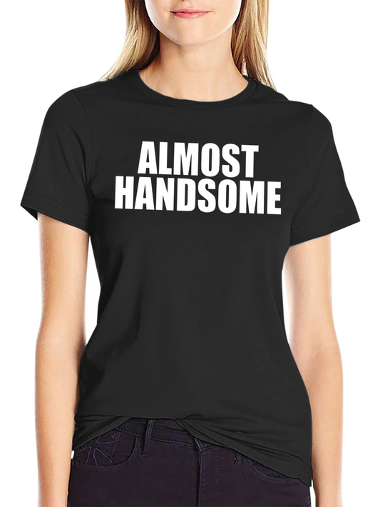 Almost Handsome Graphic Tee - Black