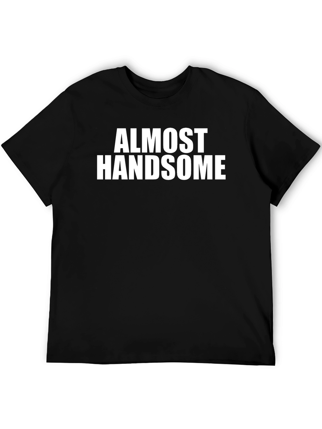 Almost Handsome Graphic Tee - Black