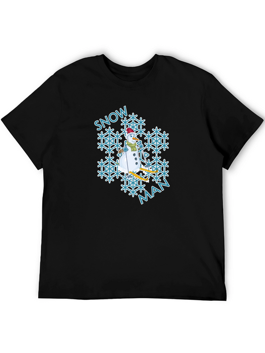 Snowman Graphic Tee - Winter Holiday Shirt