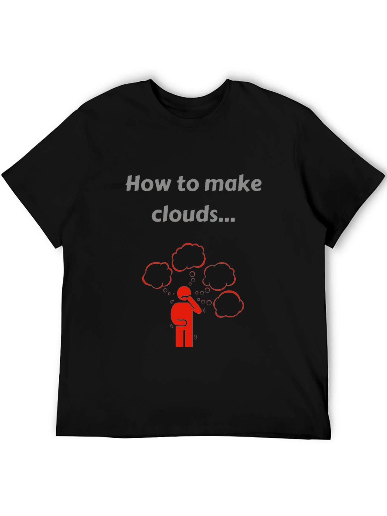 How to Make Clouds Graphic T-Shirt
