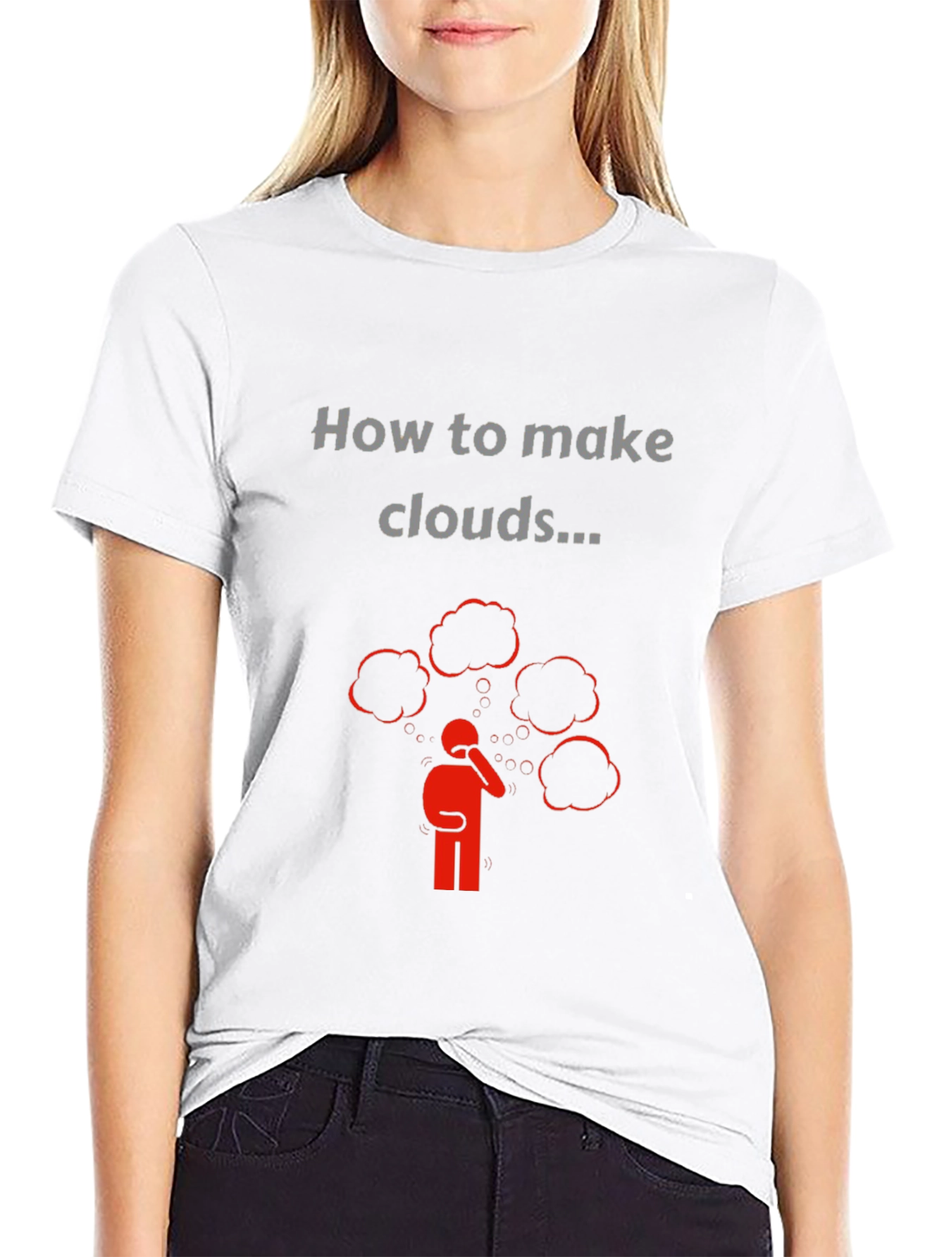 How to Make Clouds Graphic T-Shirt