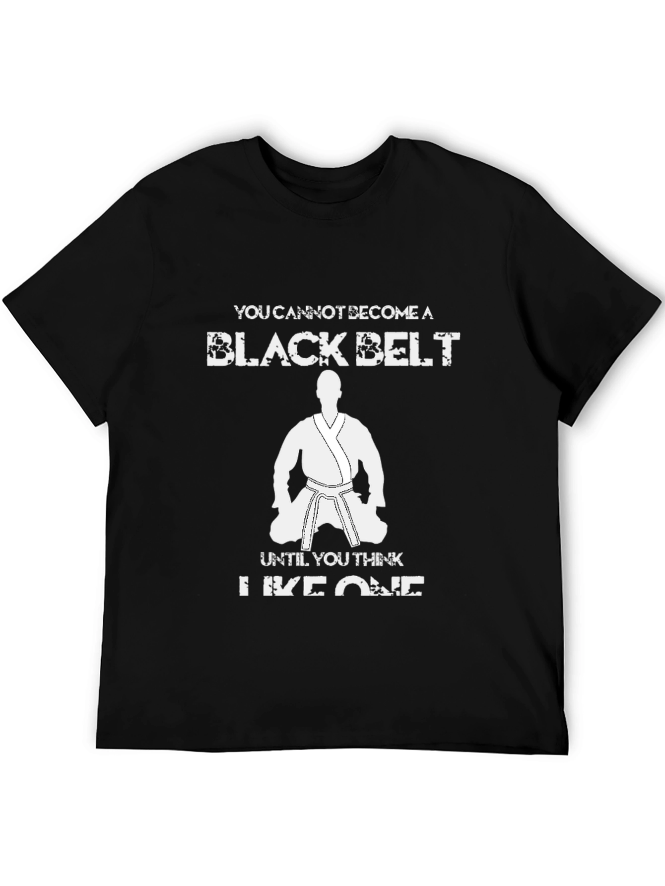 Karate Black Belt Mindset Graphic T-Shirt