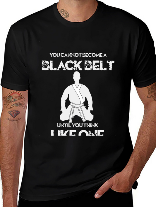 Karate Black Belt Mindset Graphic T-Shirt