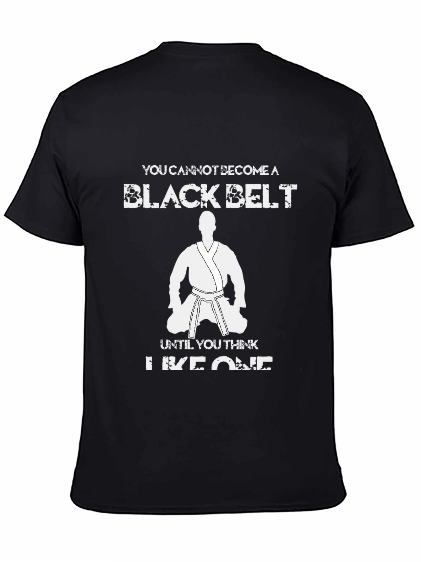 Karate Black Belt Mindset Graphic T-Shirt