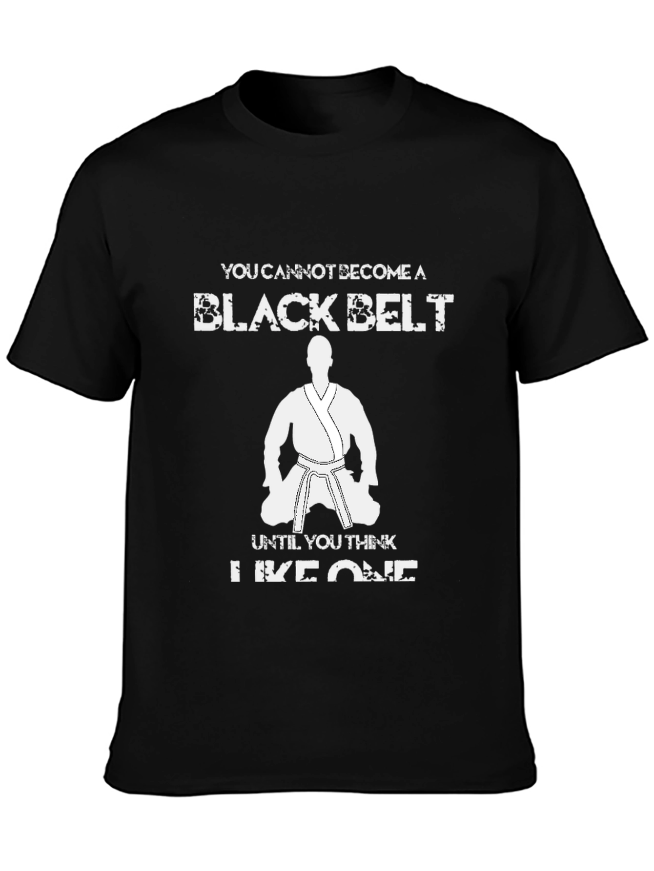 Karate Black Belt Mindset Graphic T-Shirt