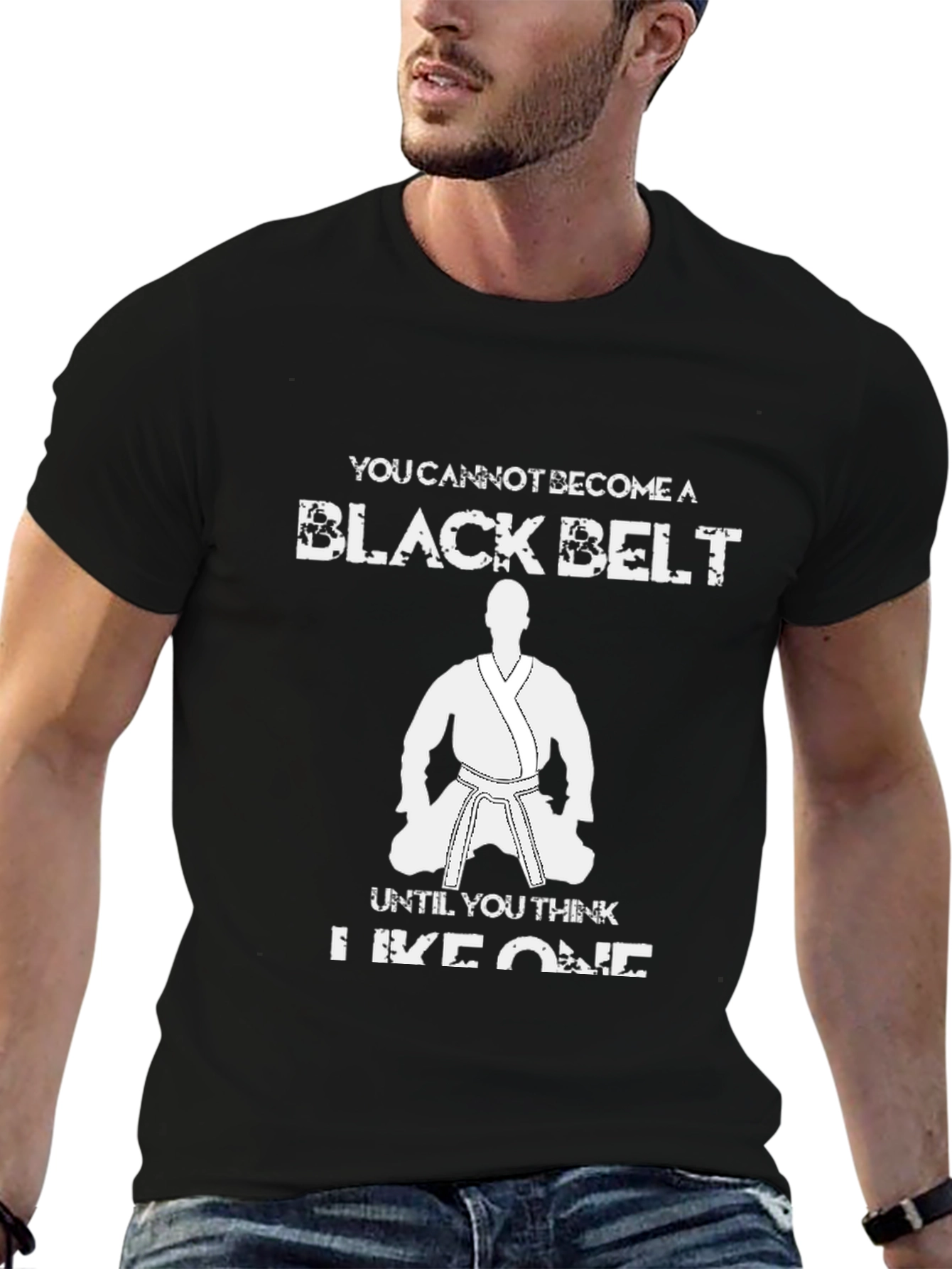 Karate Black Belt Mindset Graphic T-Shirt