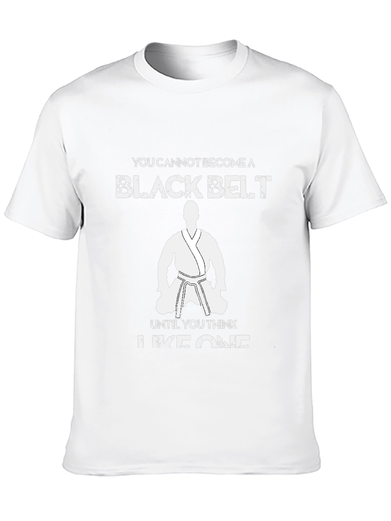 Karate Black Belt Mindset Graphic T-Shirt