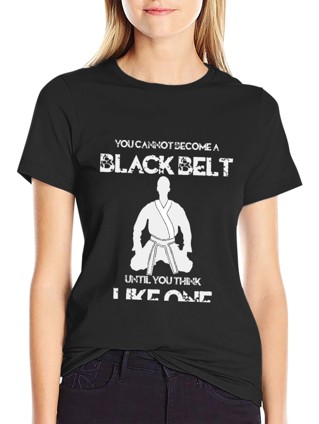 Karate Black Belt Mindset Graphic T-Shirt