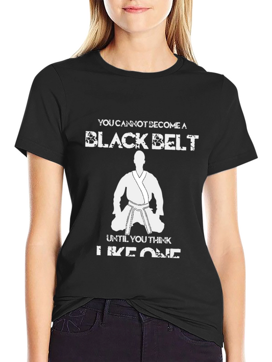 Karate Black Belt Mindset Graphic T-Shirt