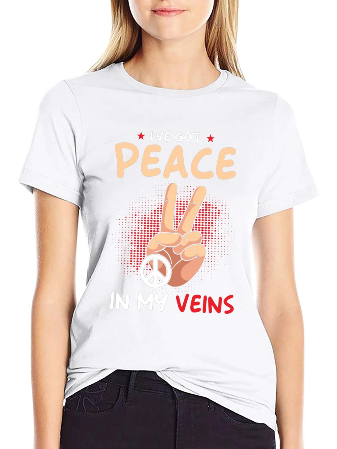 Peace in My Veins Graphic Tee