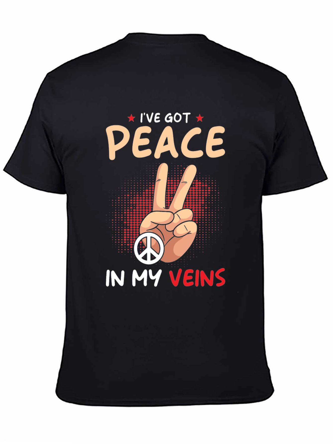 Peace in My Veins Graphic Tee