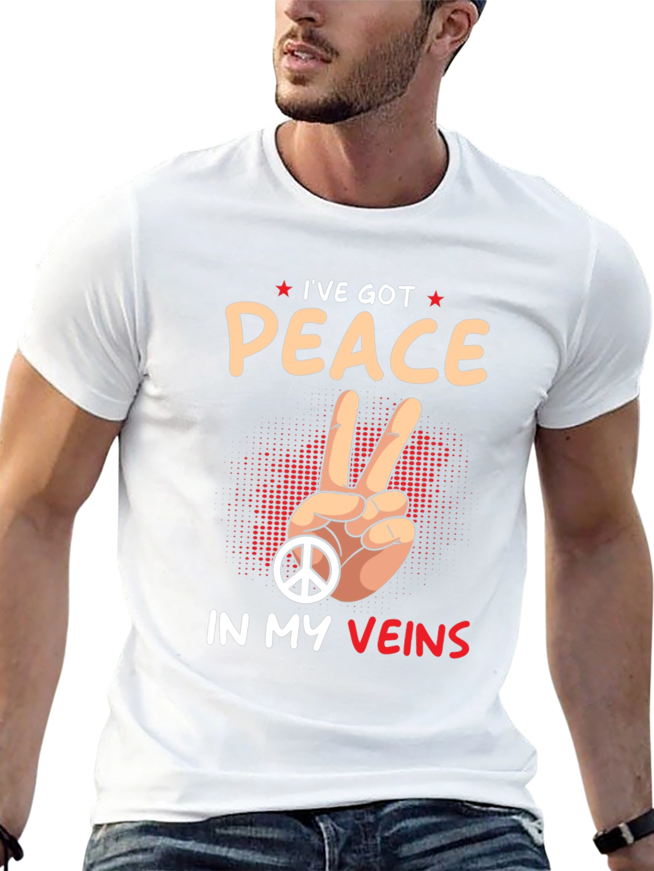 Peace in My Veins Graphic Tee