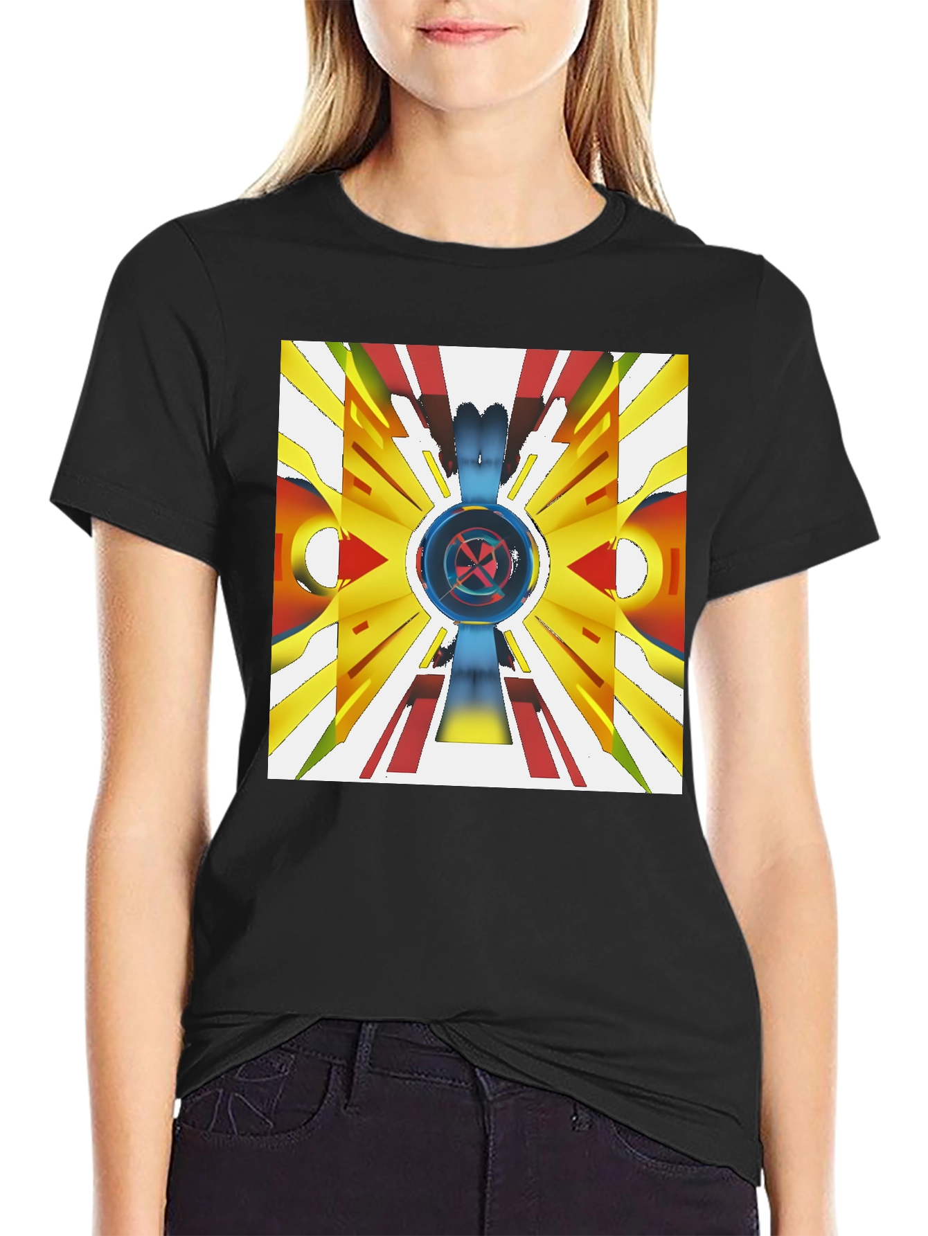 Abstract Graphic Tee - Unique Art Shirt