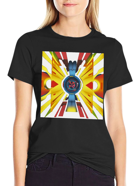 Abstract Graphic Tee - Unique Art Shirt