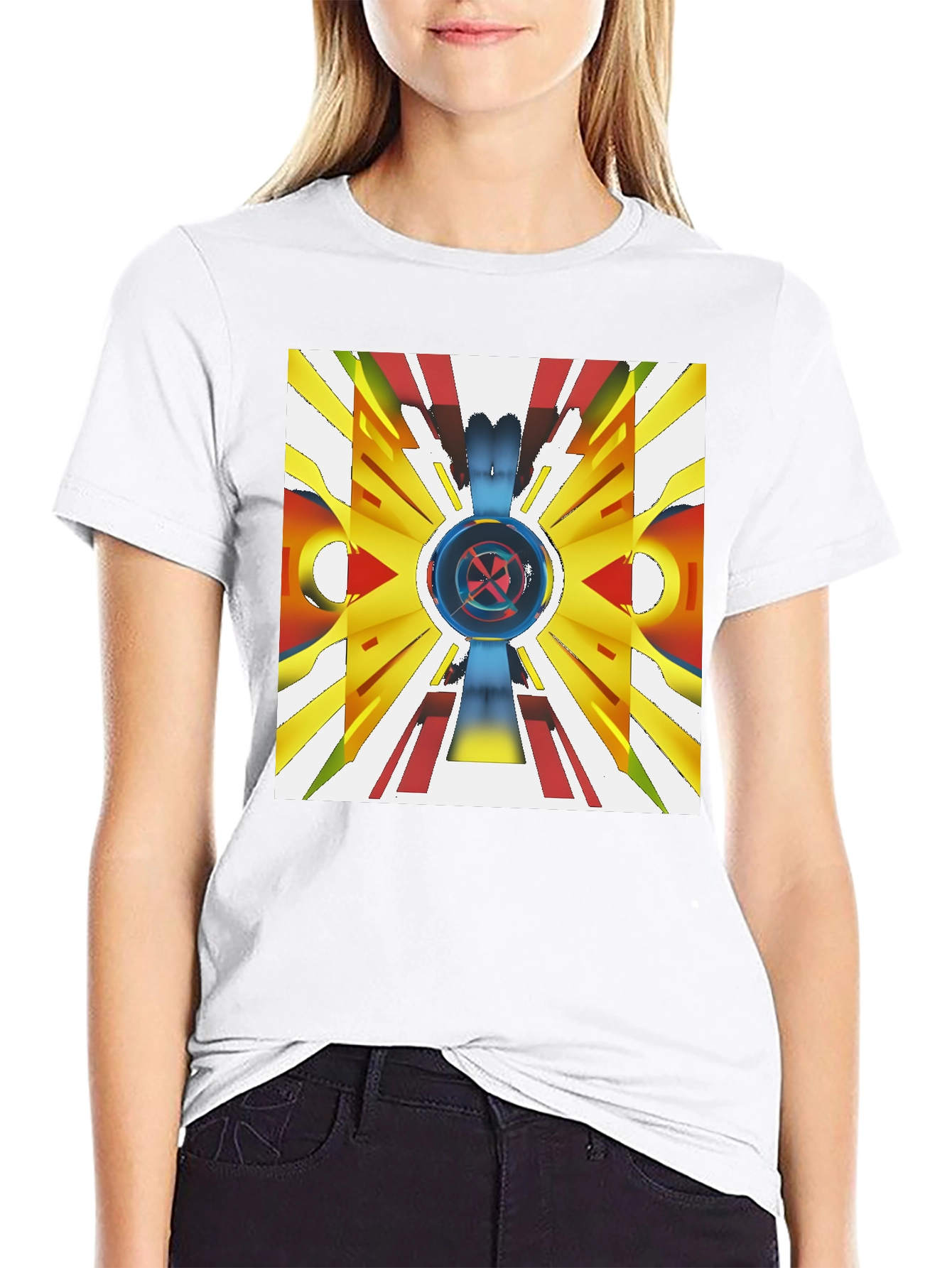 Abstract Graphic Tee - Unique Art Shirt
