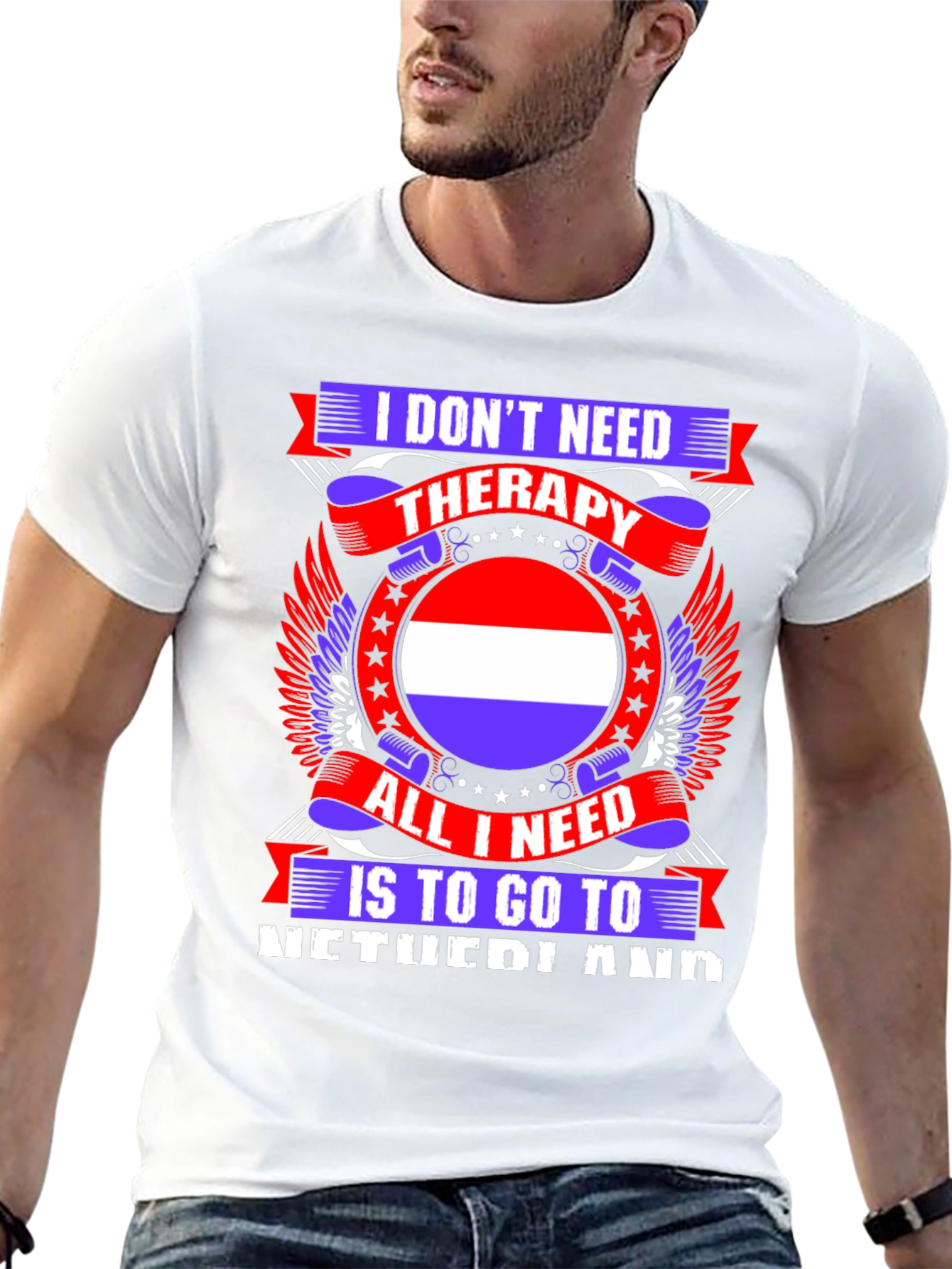 Netherlands Therapy T-Shirt - Travel Lover Tee