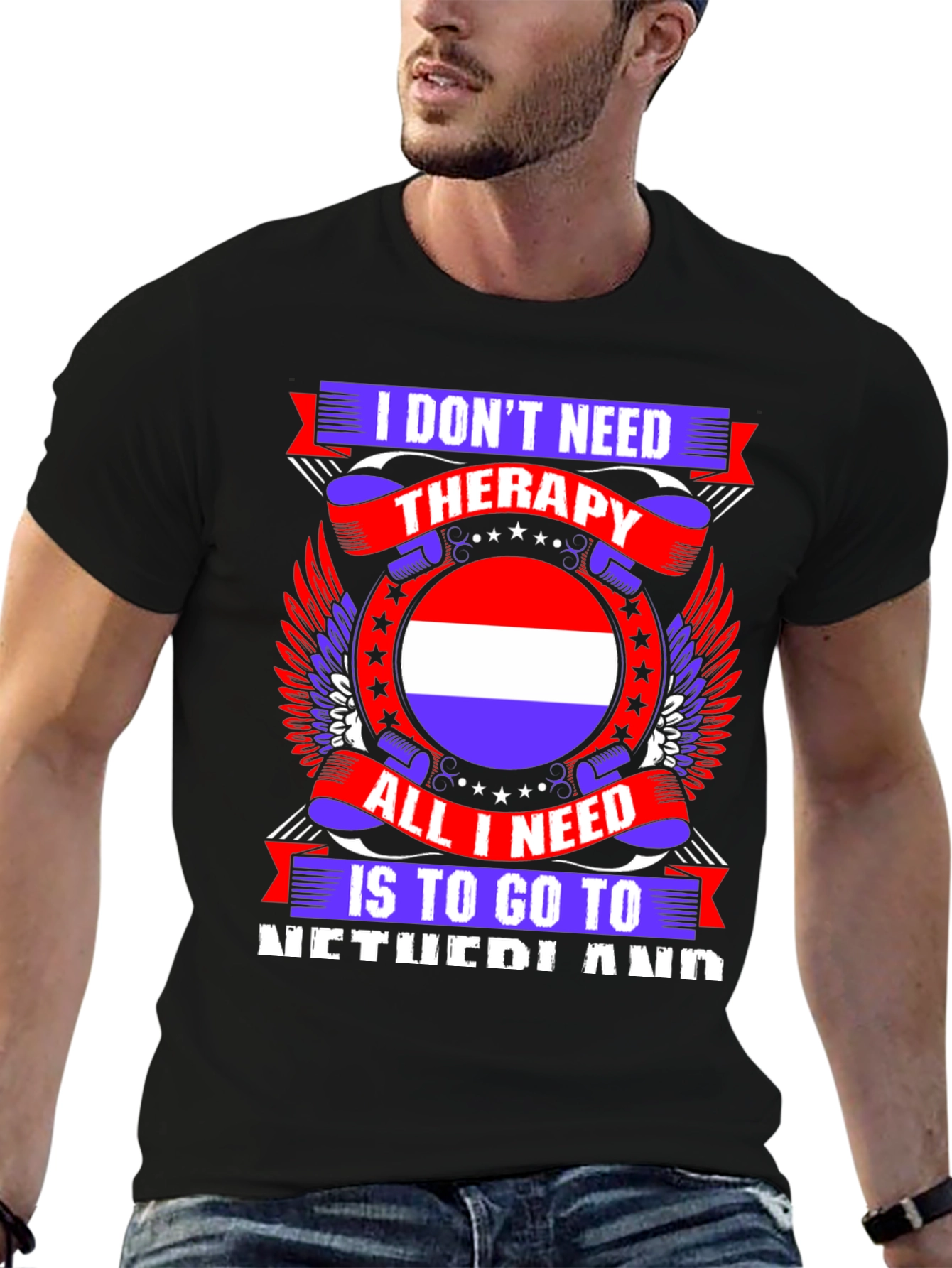 Netherlands Therapy T-Shirt - Travel Lover Tee